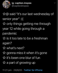 Captions About Senior Year