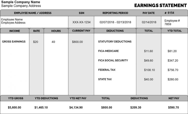 Free Pay Stub Software