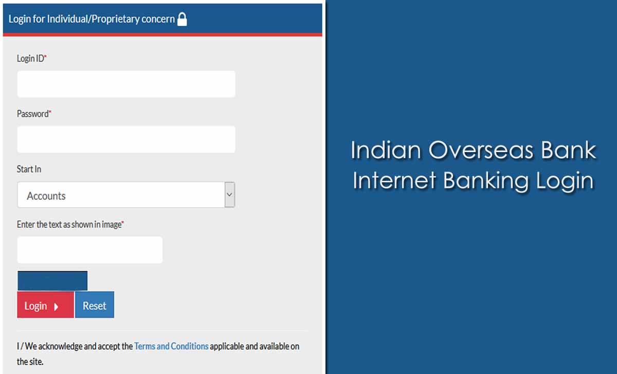 IOB NetBanking Login