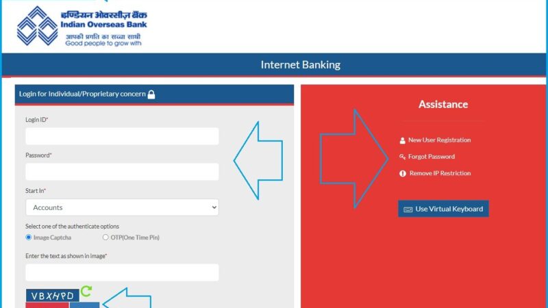 Net Banking Iob Login