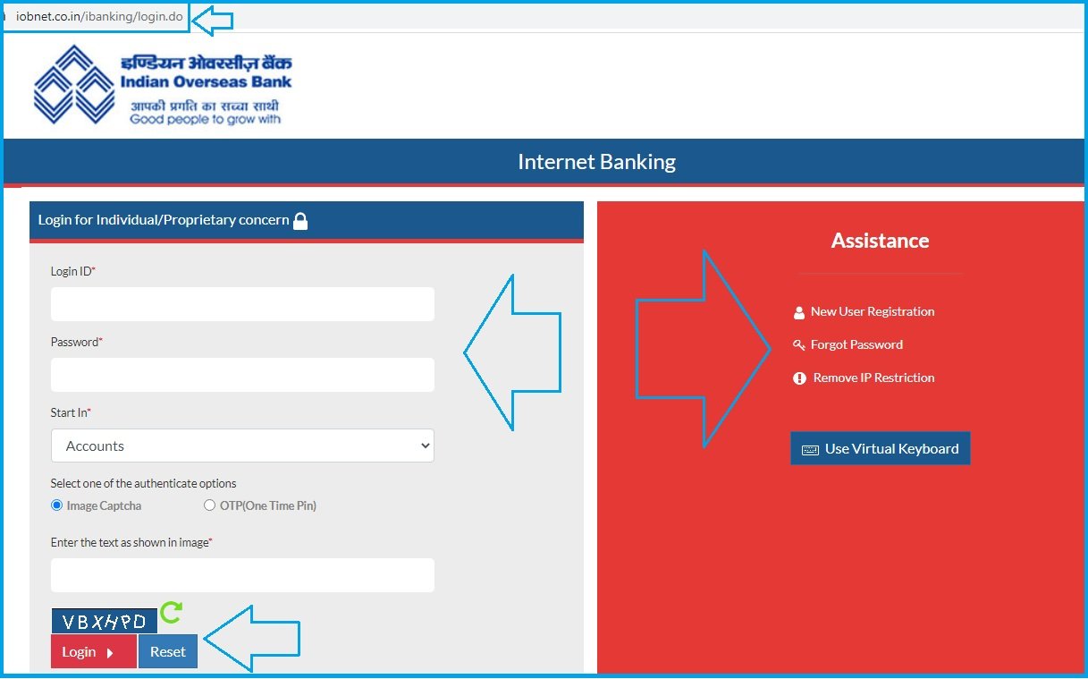 Net Banking Iob Login