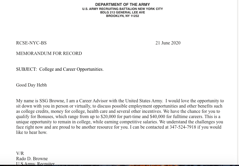 Army Email