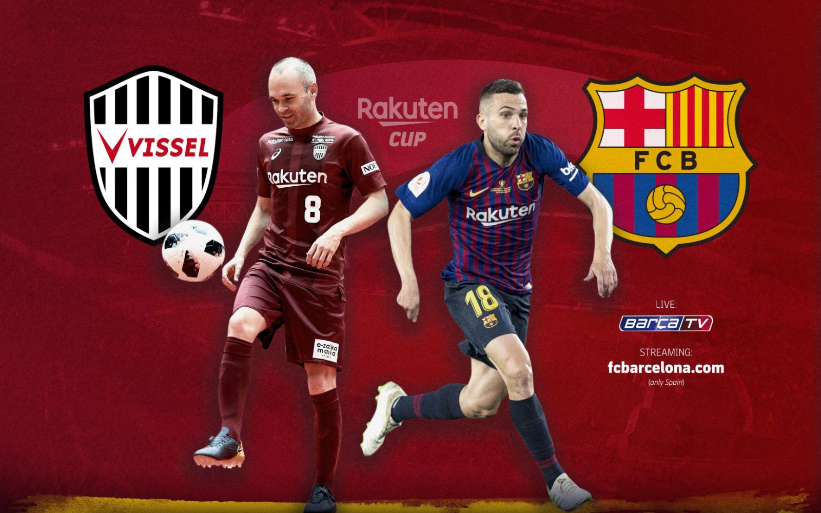 Vissel Kobe and Barcelona