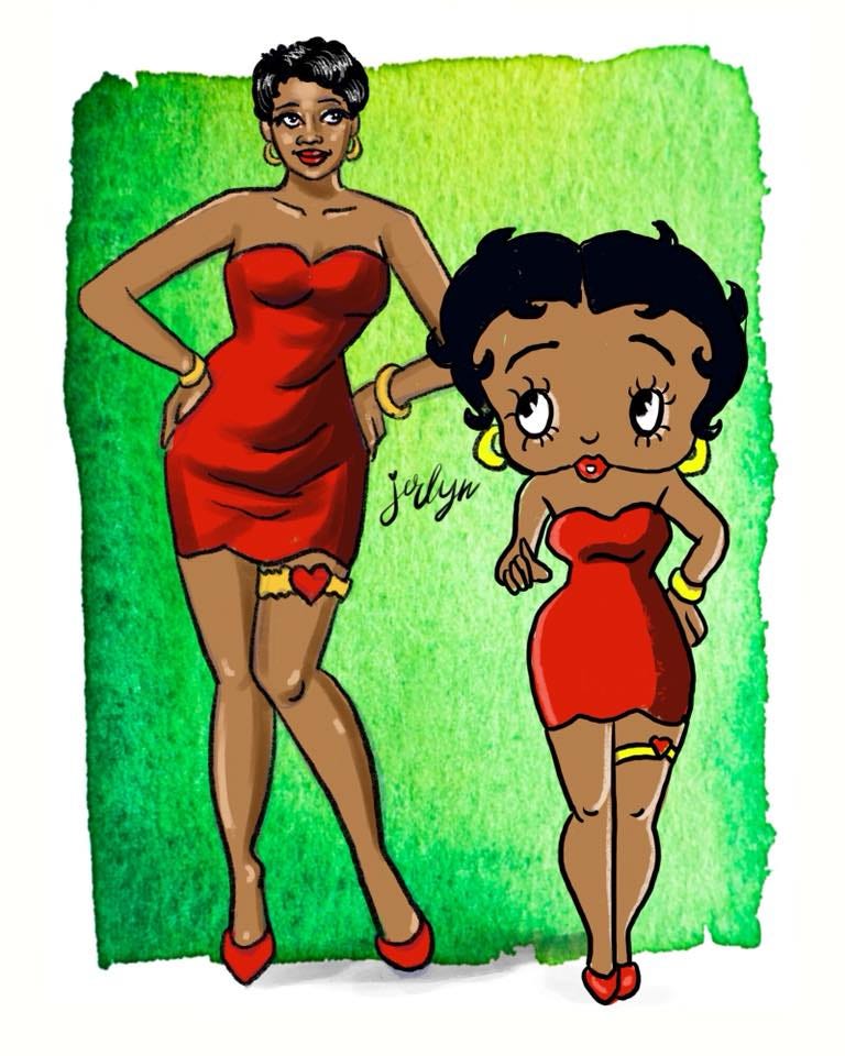 Betty Boop Black