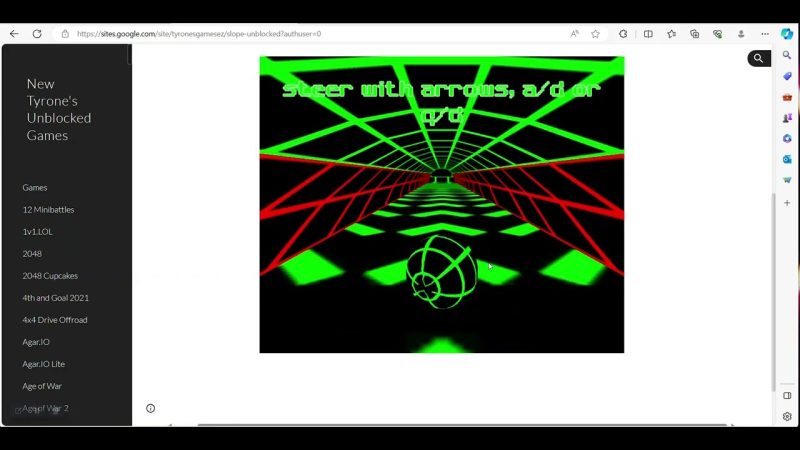 Tyrone’s Unblocked Games Slope