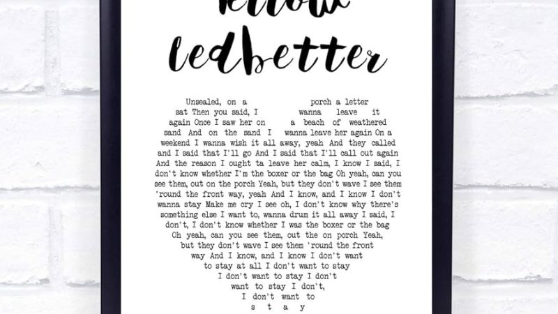 Yellow Ledbetter Lyrics